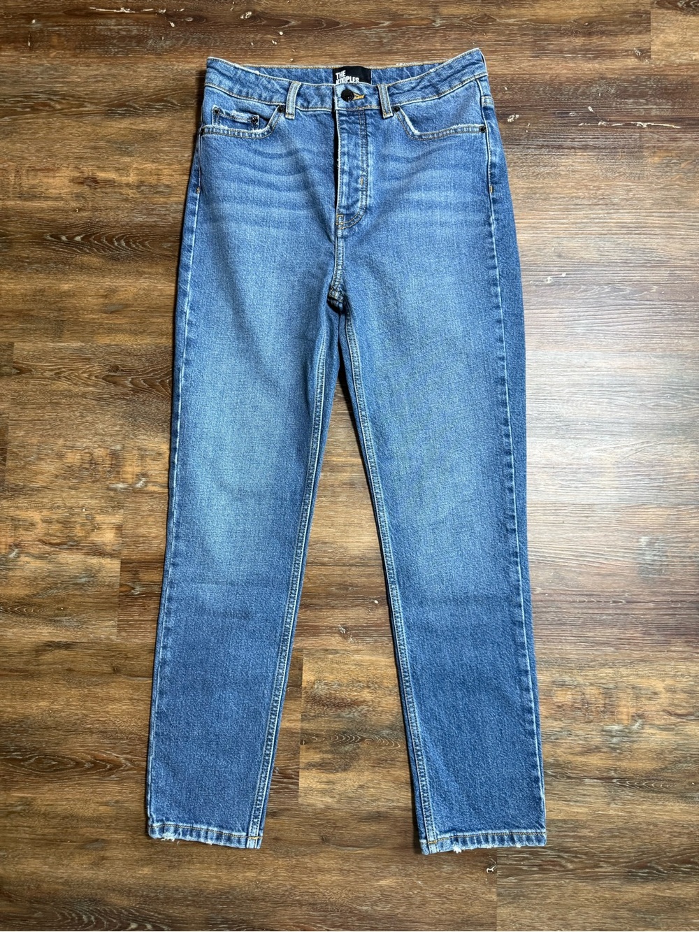 NWT | The Kooples | High Rise Slim Straight Jeans | Blue | Size 28